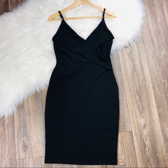 Lulus light my fire black bodycon dress - Picture 3 of 6